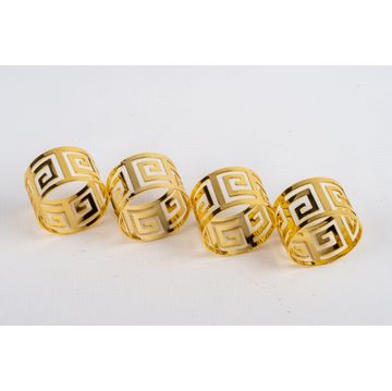 Napkin Rings X4 Assorted
