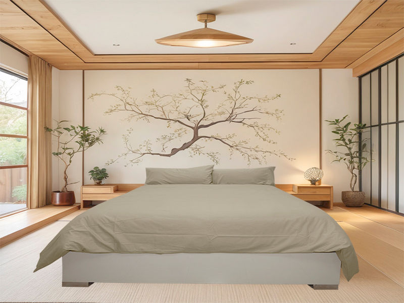 Rey's Fine Linen - Hotel Collection - Oxford Duvet Cover Set - (01 Set) - Single - White Pepper