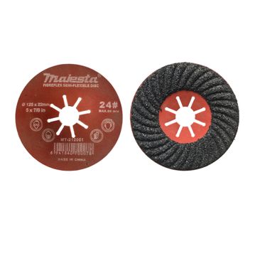 Majesta Fibreflex Semi Flexible Surface Grinding Disc 125mm 24 Grit