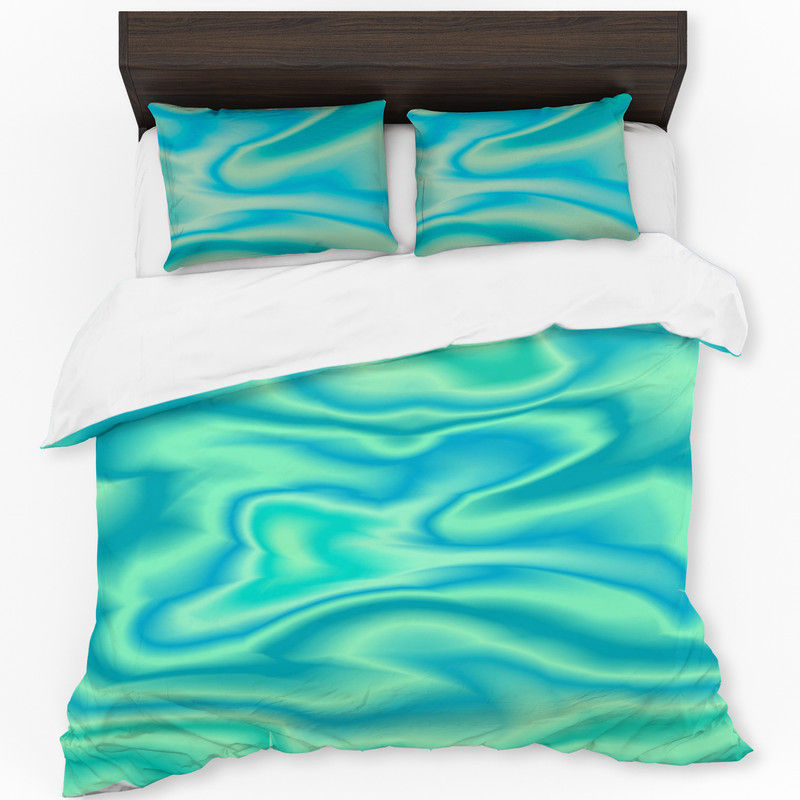 Shades of Green Duvet Cover Set Double