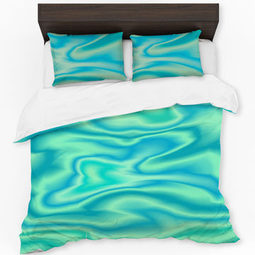 Shades of Green Duvet Cover Set Double