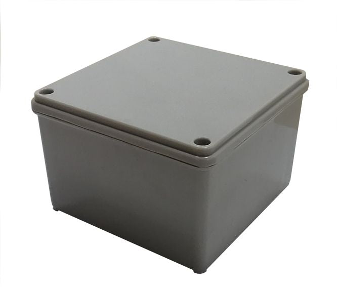 Plastic / Abs Enclosure Ip55 100x100x70mm Light Grey Ewp Fep 0014