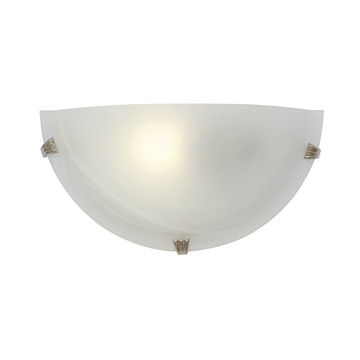 Eurolux - Alabaster - Wall Light 300mm - Satin Chrome - 3 Pack
