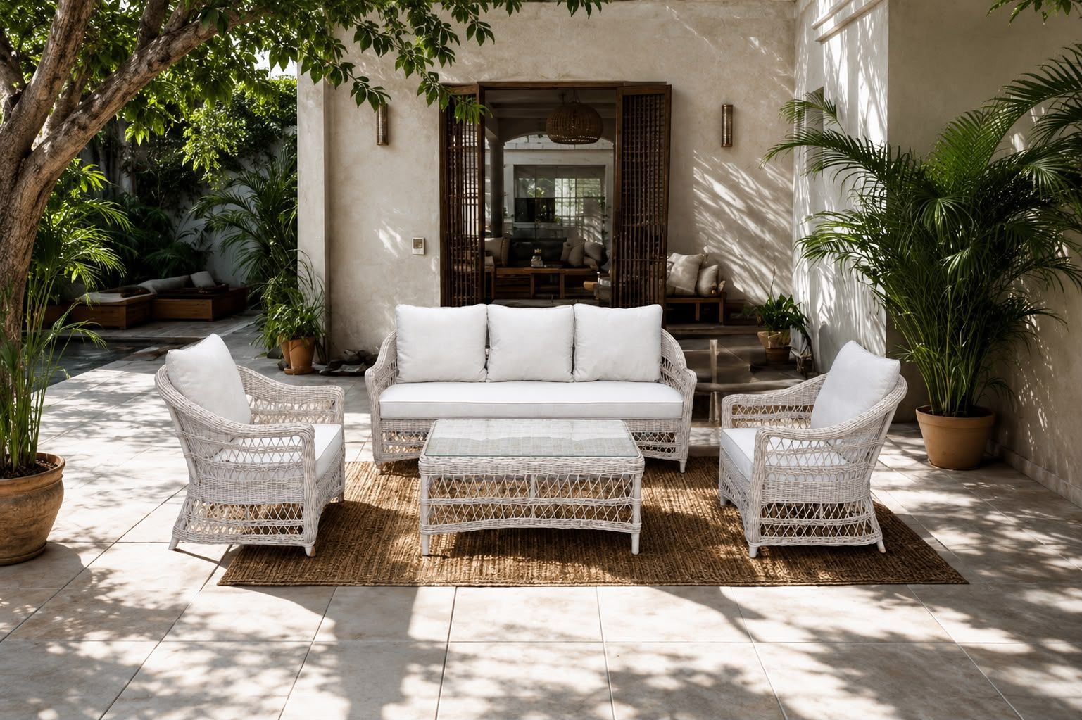 Plush Capri 4pc Outdoor Suite