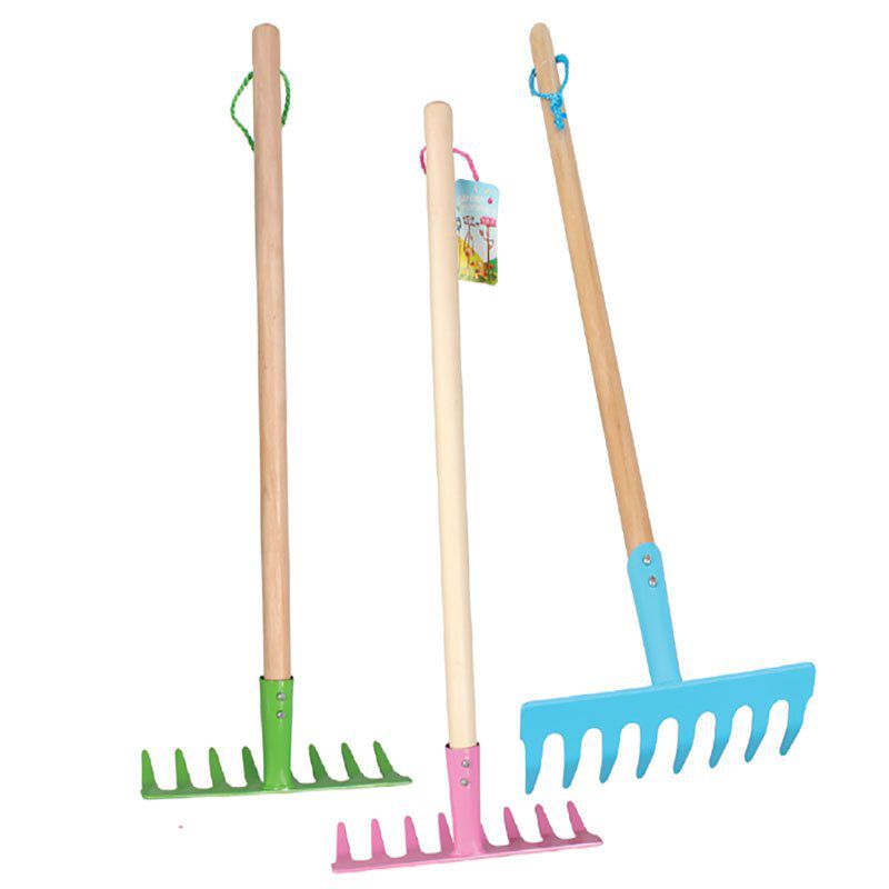 Garden Kids Rake Metal 70cm - 4 Pack