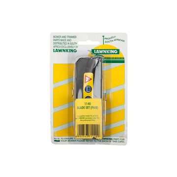 Lawn King Mirage Lawnmower Blade & Bolt Utility Pair - 122mm (Pack of 3)