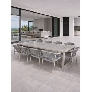 Prestige Home - Ariston Grey 10-Seater Patio Dining Set