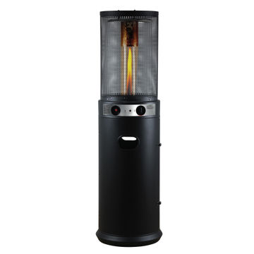 ALVA Circular Midi Stand Gas Patio Heater Fire Stick Design Outdoor Use Hose & Regulator Included