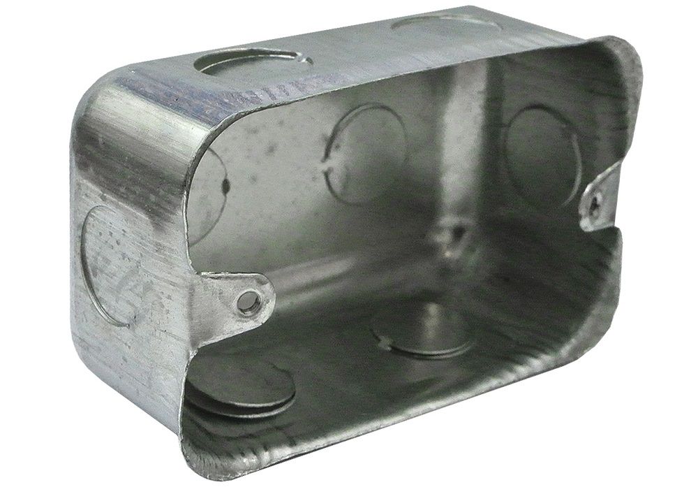 Wall box 4x2 galvanised steel