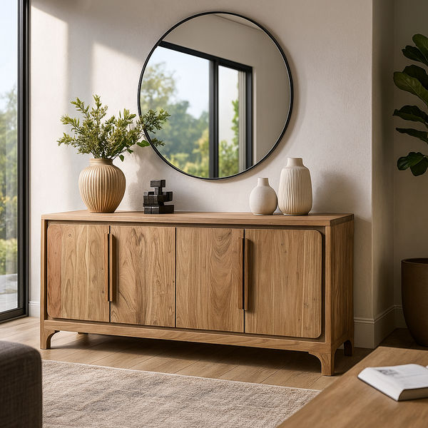 KC FURN – Horizon Acacia Wood Sideboard