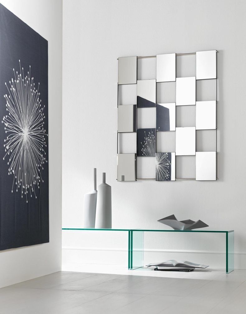 KC FURN-Large Multifaceted Mirror