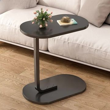 Oval side table (black)
