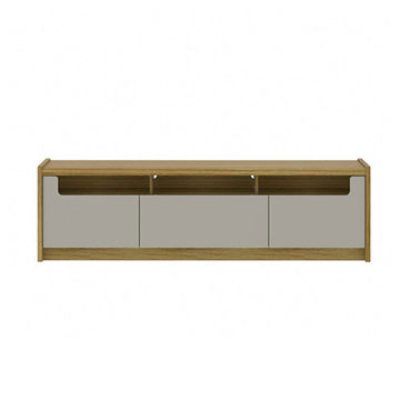 Designer Concepts Rack Oslo 1.8m Plasma Stand - Grey/Brown