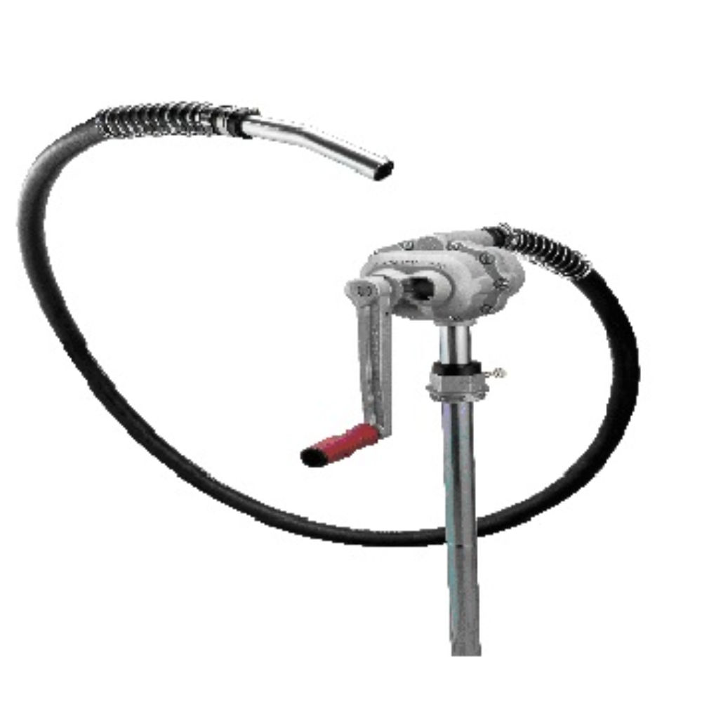 ROTARY HI-FLO DRUM PUMP WITH HOSE & SPOUT