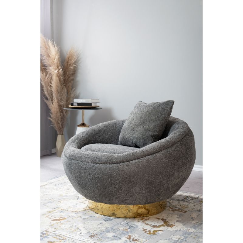 Bollinger Bouclé ( Grey) Chair