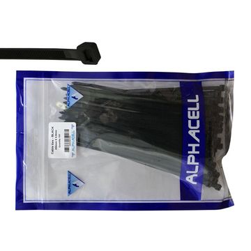 Cable tie - 200mmx4.8mm black (qty 100)