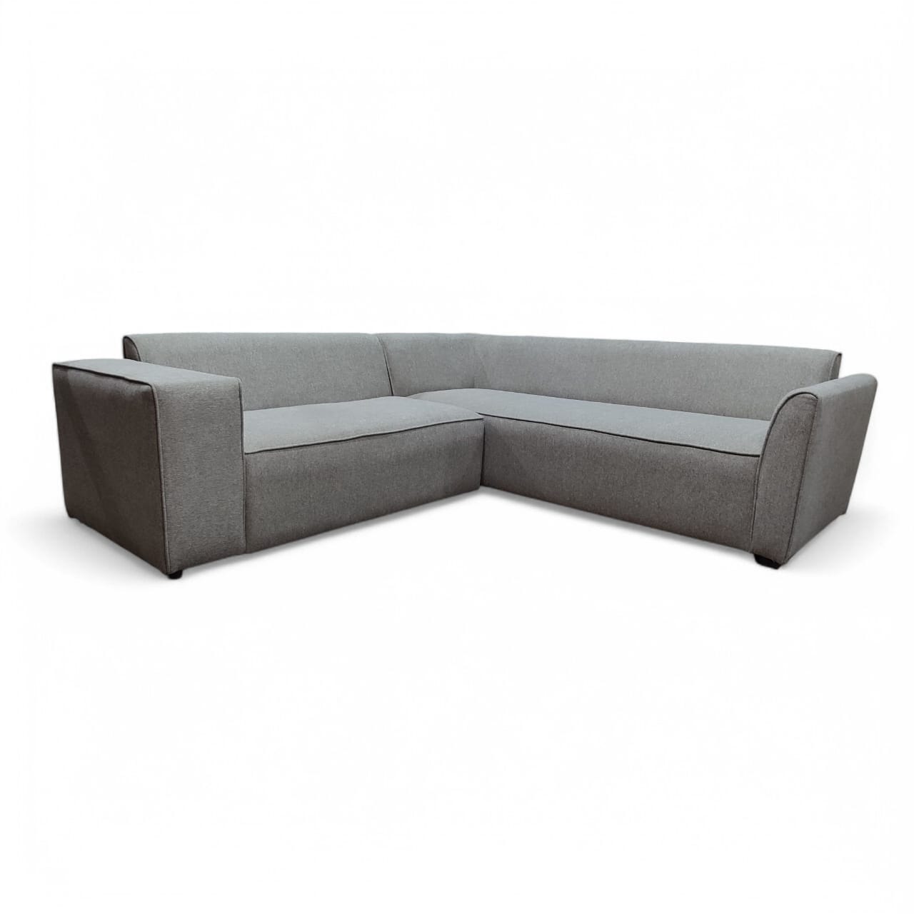 Millan L Shape Couch -Linen-Beige