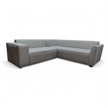 Millan L Shape Couch -Linen-Beige
