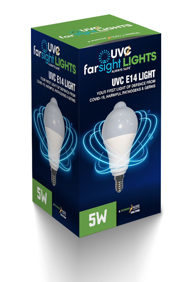 Power4less UVC E14 (6000K + UVC) 5W