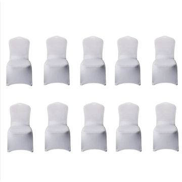 SET OF 10 CHAIR COVER STRETCH SLIPCOVERS, DECORATION COVERS