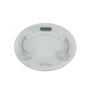 Casa - Electronic Bathroom Body Weight Glass Scale – Round