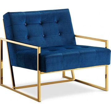 Velvet Accent Chair - Mustard / Yellow