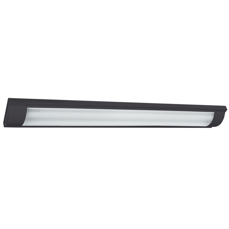 LED Flush Mount Slim Line Metal with Plastic Cover Wired for LED Tubes