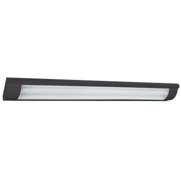 LED Flush Mount Slim Line Metal with Plastic Cover Wired for LED Tubes
