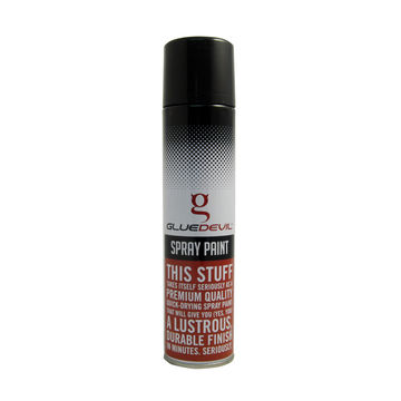Glue Devil - Spray Paint - Gloss Black - 300ml - 2 Pack