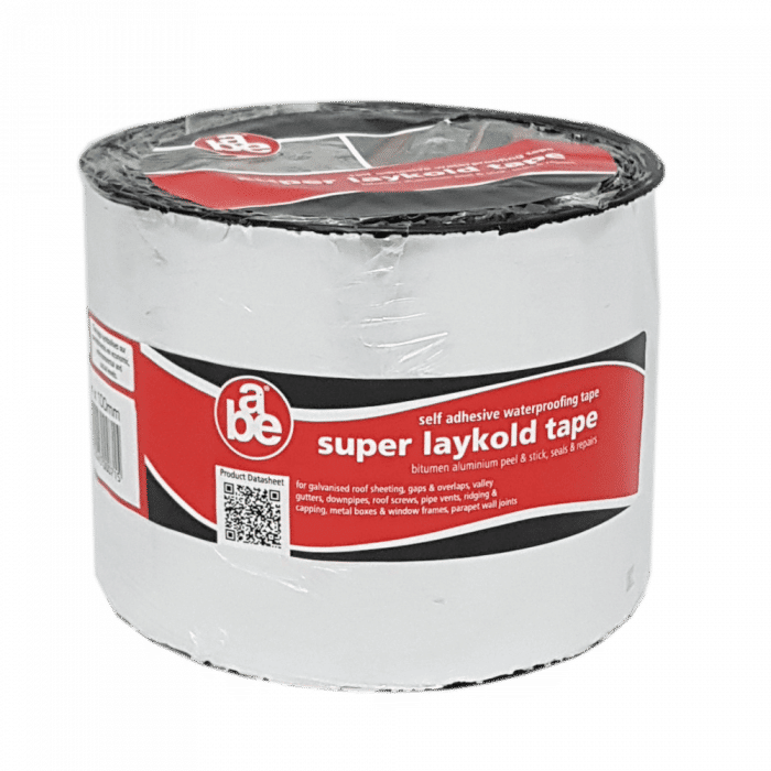 ABE - Super Waterproof Laykold Tape - 2.5m x 100mm - Bulk Pack of 4