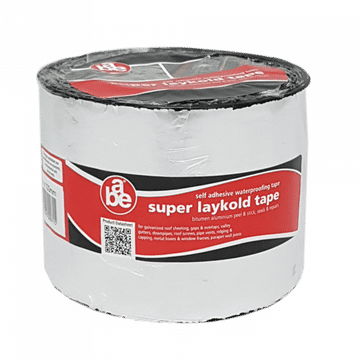 ABE - Super Waterproof Laykold Tape - 2.5m x 100mm - Bulk Pack of 4