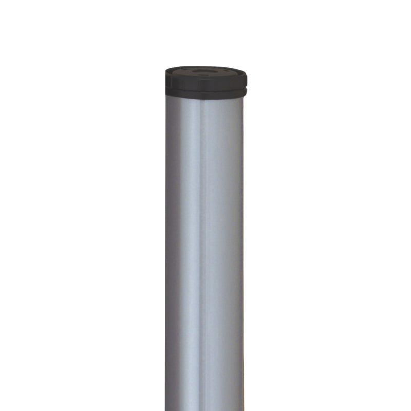 ROCO Worktop Table Leg Satin Chrome 870mm x 80mm