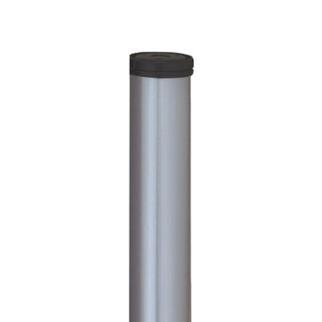 ROCO Worktop Table Leg Satin Chrome 870mm x 80mm