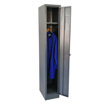 1 Door Steel Locker - Hammertone Grey
