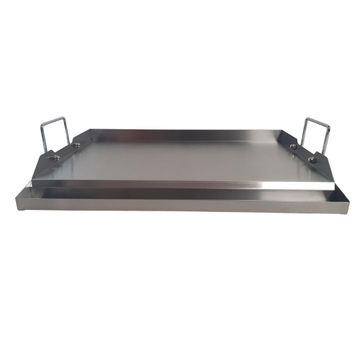 Lifespace 56cm Stainless Steel BBQ Flat Top Griddle