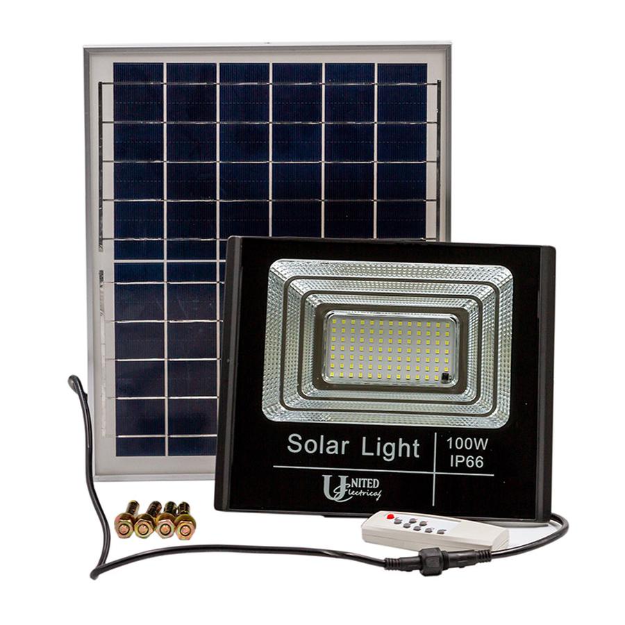 United Floodlight Led Solar 100W- 2 Pack