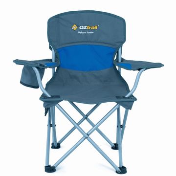 OZtrail Junior Deluxe Arm Chair Blue 80kg