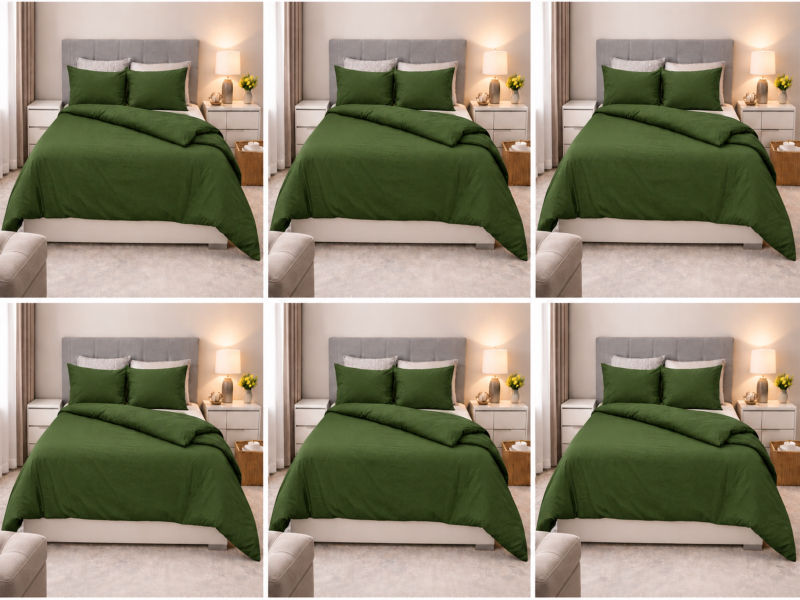 Everyday Collection Duvet Cover Set - Plain - 90GSM- (6Sets) Epsom - Single