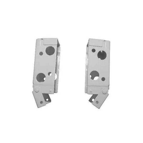 Fauxwood Venetian Blind Bracket, Grey, 50mm, 2 Pieces(2 PACK) BY WOODLY