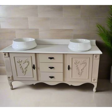 Double Vanity, light beige