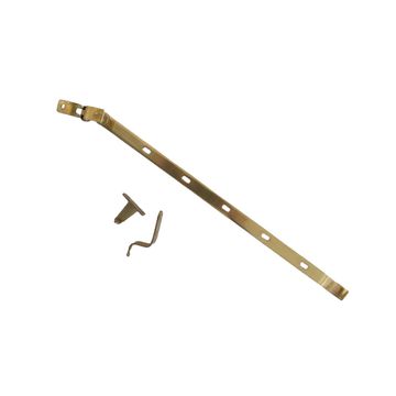 POLISHED BRASS CASEMENT STAY 300MM FOR WOOD WINDOWS