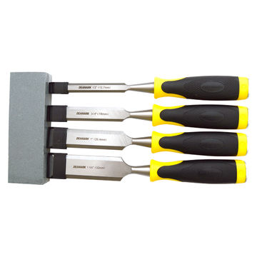 Deamark - 4 Piece Chisel Set With Sharpening Stone Sa-Chi001 - 2 Pack