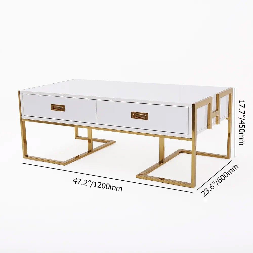 Figure It Out Coffee Table White