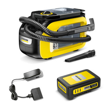 Kärcher SE 3-18 Compact Spray Extraction Carpet & Spot Cleaner Battery Set