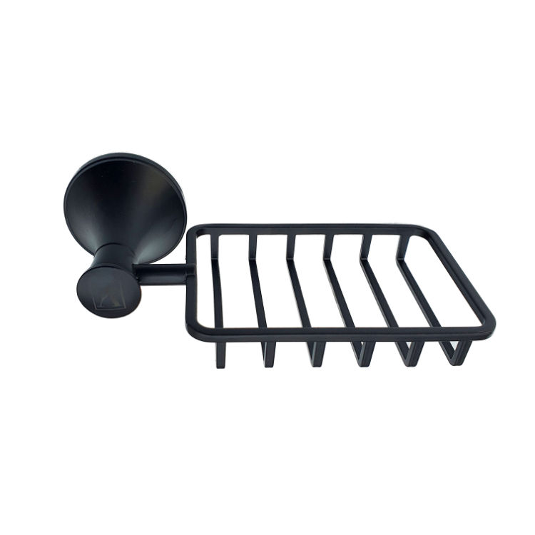 Kirk Aqua Royal Soap Basket Made From Zinc - Black