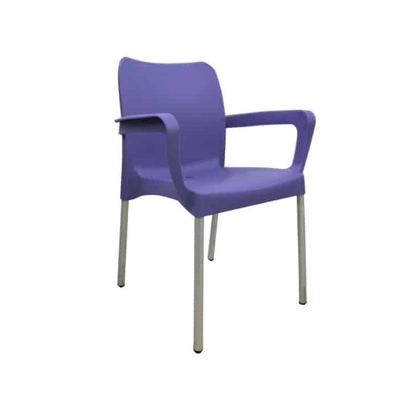 Vividitto - Heavy Duty Cafe Arm Chair - Lavender