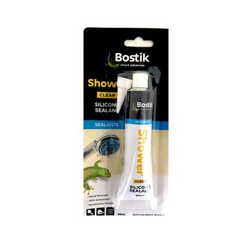 BOSTIK Shower Sanitary Silicone Sealant Clear 90ml