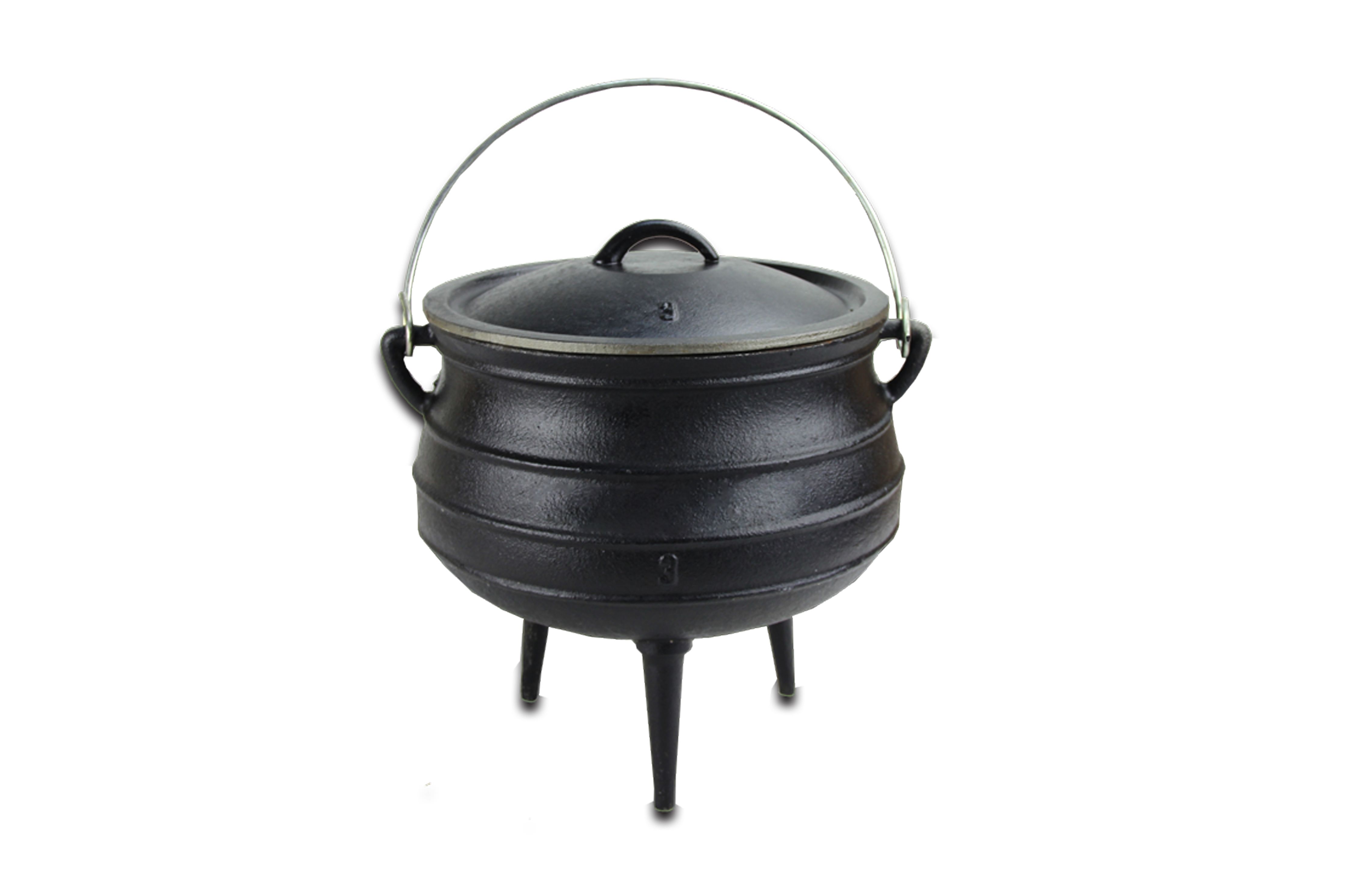 AfriTrail Cast Iron Potjie Pot Size No 3