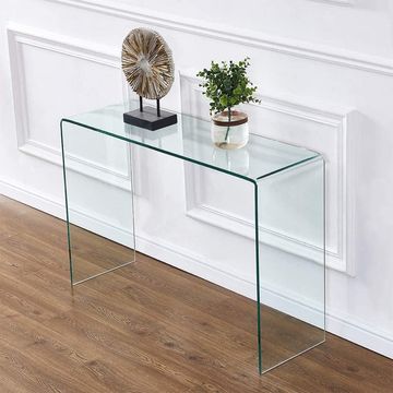 EFURN- Jody tempered glass console/server