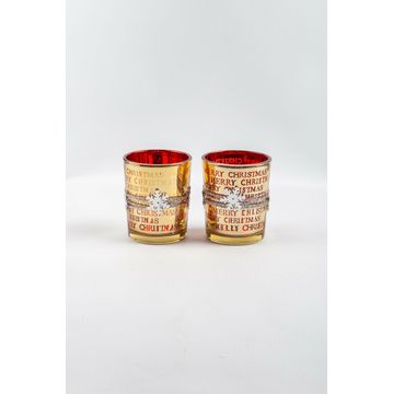 XMAS VOTIVE 12.5CMX6.2CMX7CM